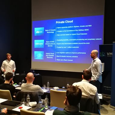 Costaisa attends a technical conference on private cloud given by OVH and VMUG Barcelona
