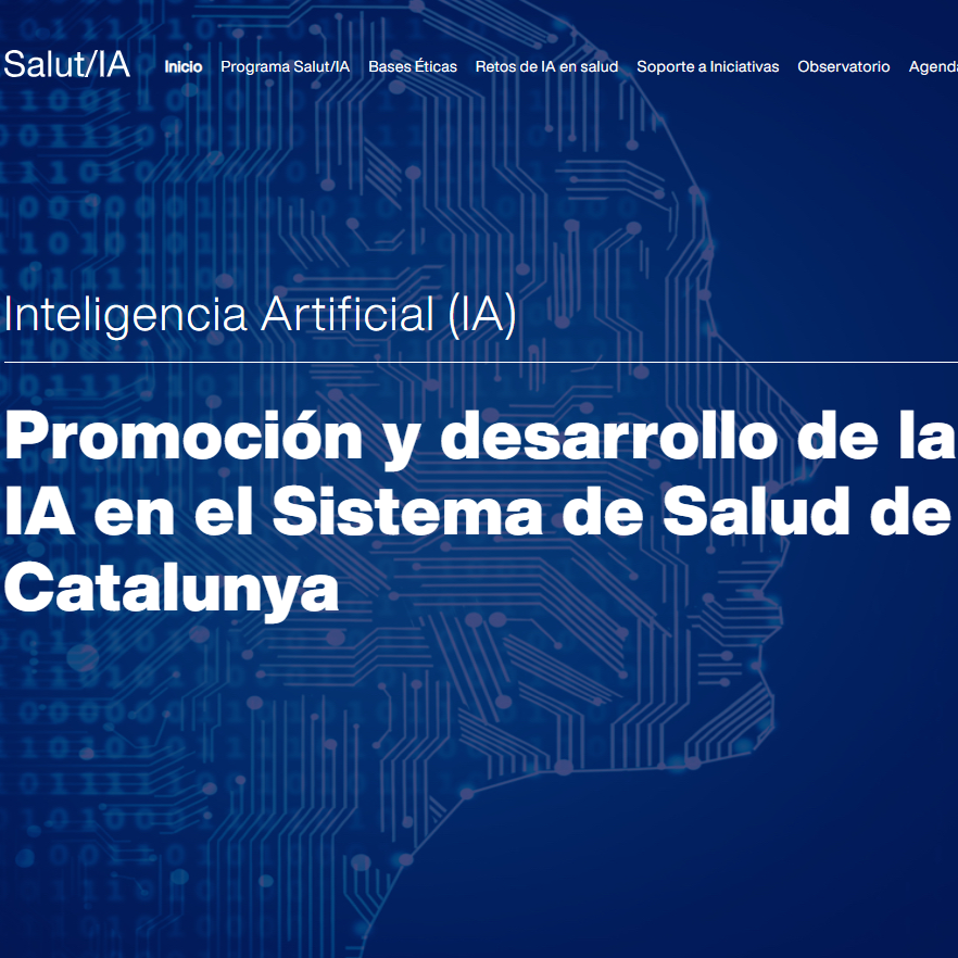 Presentation of the program for the promotion and development of AI in the Catalan health system