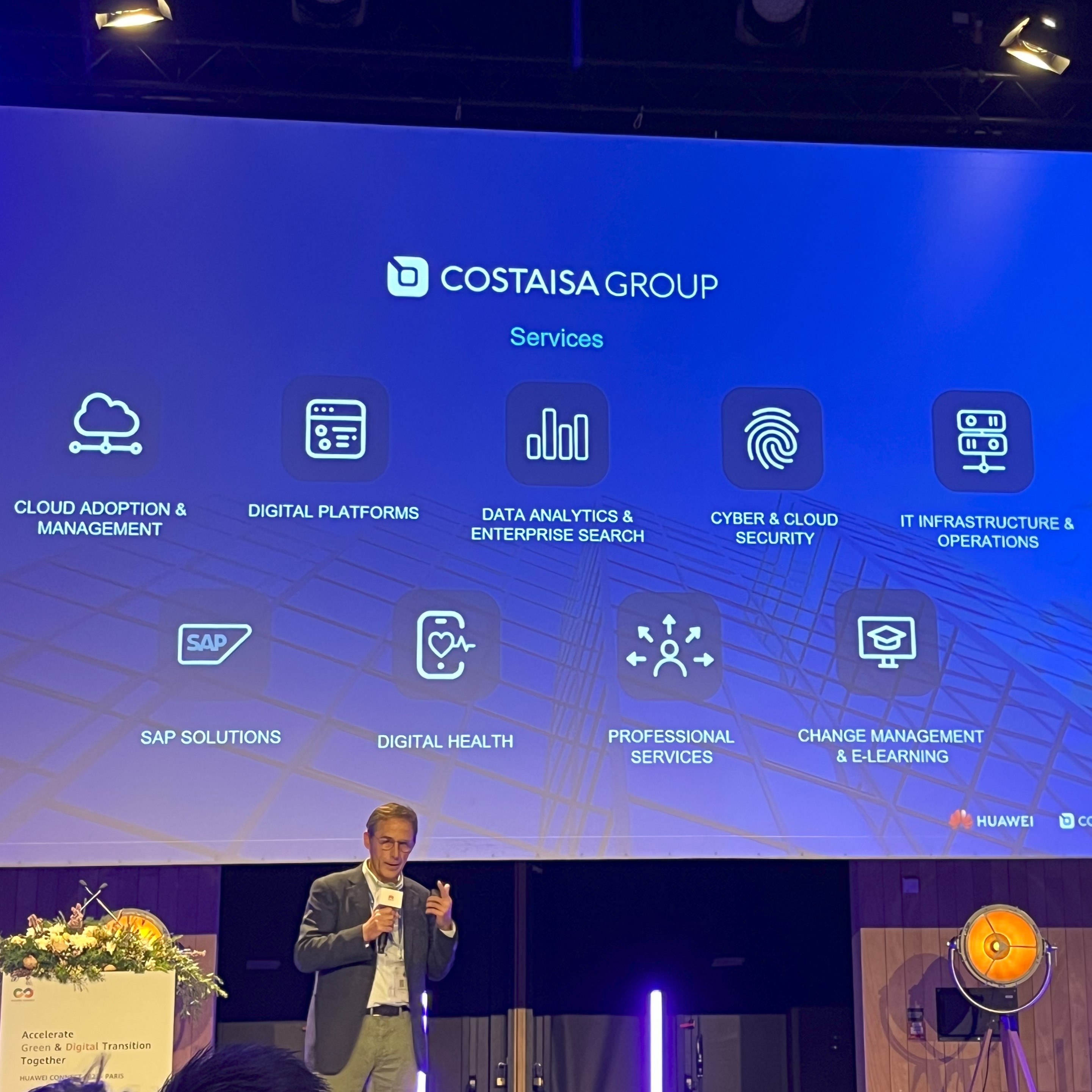 Costaisa es invitada al Huawei Connect de París a presentar sus capacidades de salud digital en el cloud
